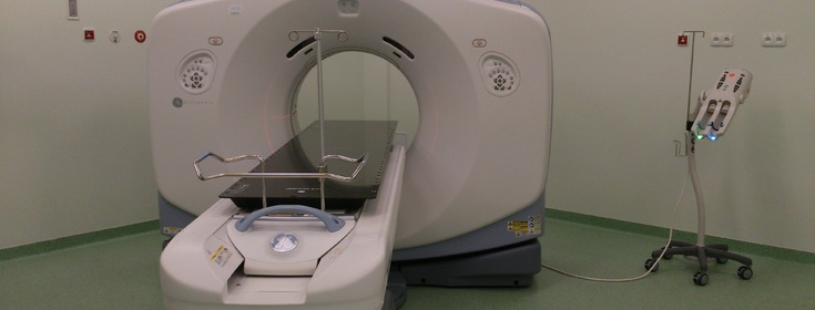 Tomograf komputerowy w Zakładzie Radioterii